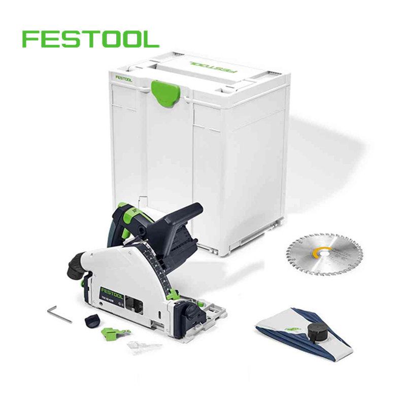 FESTOOL费斯托TSC55K电圆锯木工6寸导轨锯电动工具无尘切割轨道