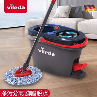 家用一拖净懒人免手洗旋转墩布地拖自动甩干桶 微力达拖把2024新款