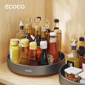 ecoco 意可可旋转调料置物架厨房台面多功能油盐酱醋调味料用品