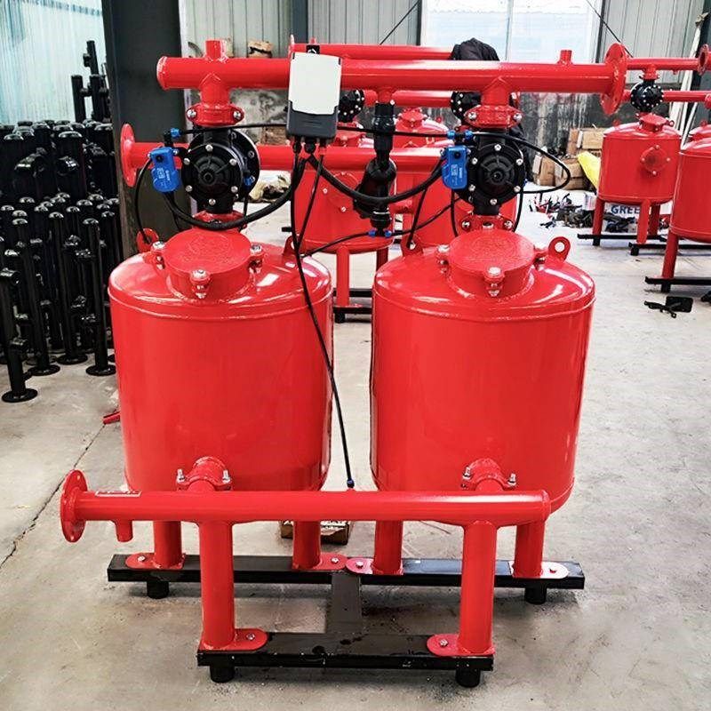 砂石过滤器全自动反冲洗农业灌溉砂石过滤器喷灌滴灌过滤设备