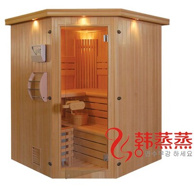 厂家直销家用桑拿房湿蒸房蒸气房桑拿炉式汗蒸异型六人间芬兰浴