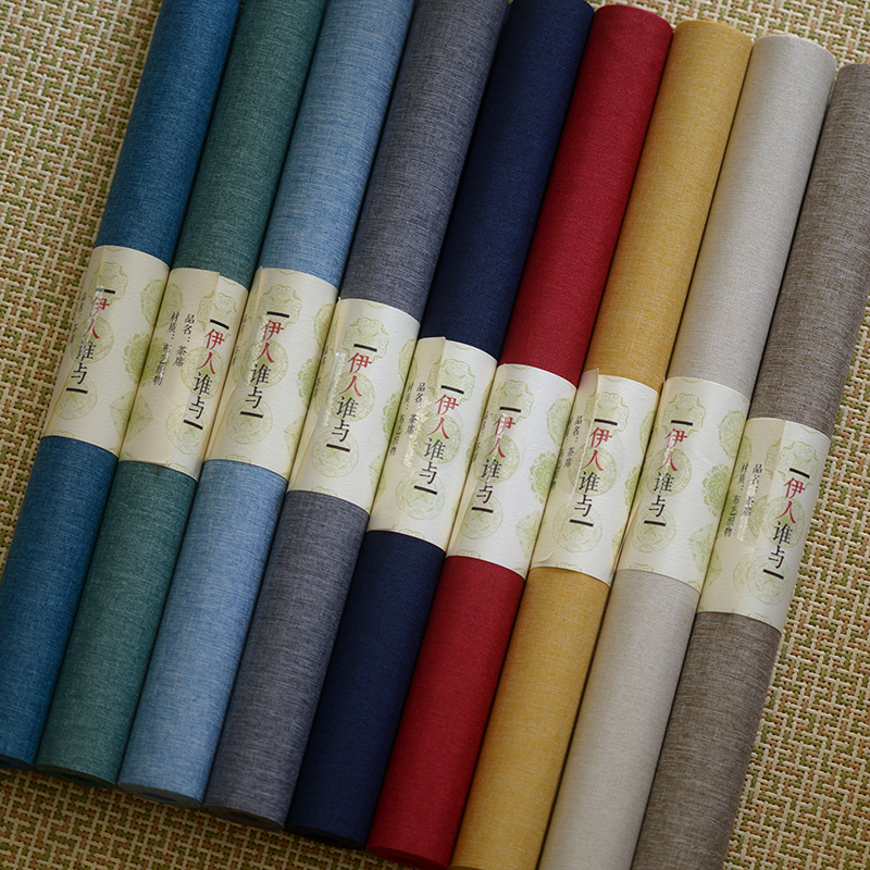 谈得来茶事伊人谁与防水茶席底席布艺中式简约长款茶桌布茶盘垫布