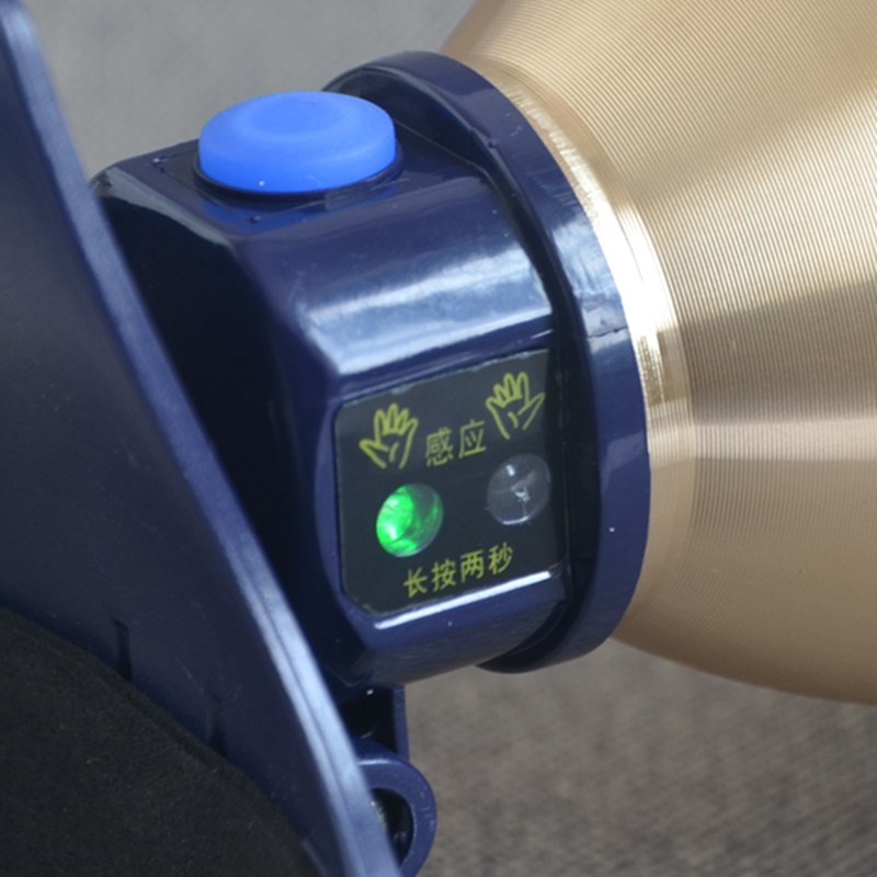 挥手感应九核强光12V头灯 外接电瓶铝合金防水露营钓鱼远射大光斑