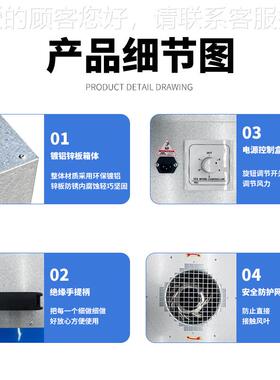 美日化FFU风过滤单机元采用德国EBM电机EMR-EBMFFC净术控制超高技