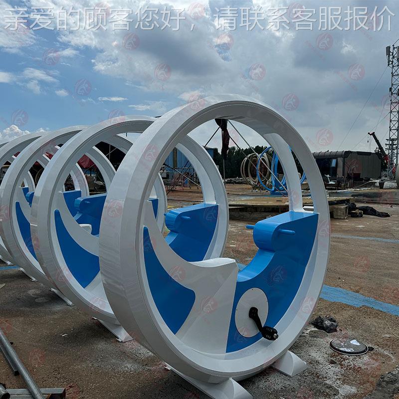 健身单车骑电划船机 公2024园景区共享单车行发无动力喷水单车厂