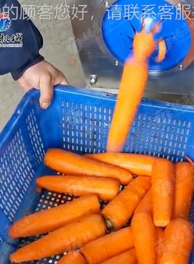 腾昇械 胡机萝卜削皮机 加工胡萝削卜皮设去NTM备 皮去皮机