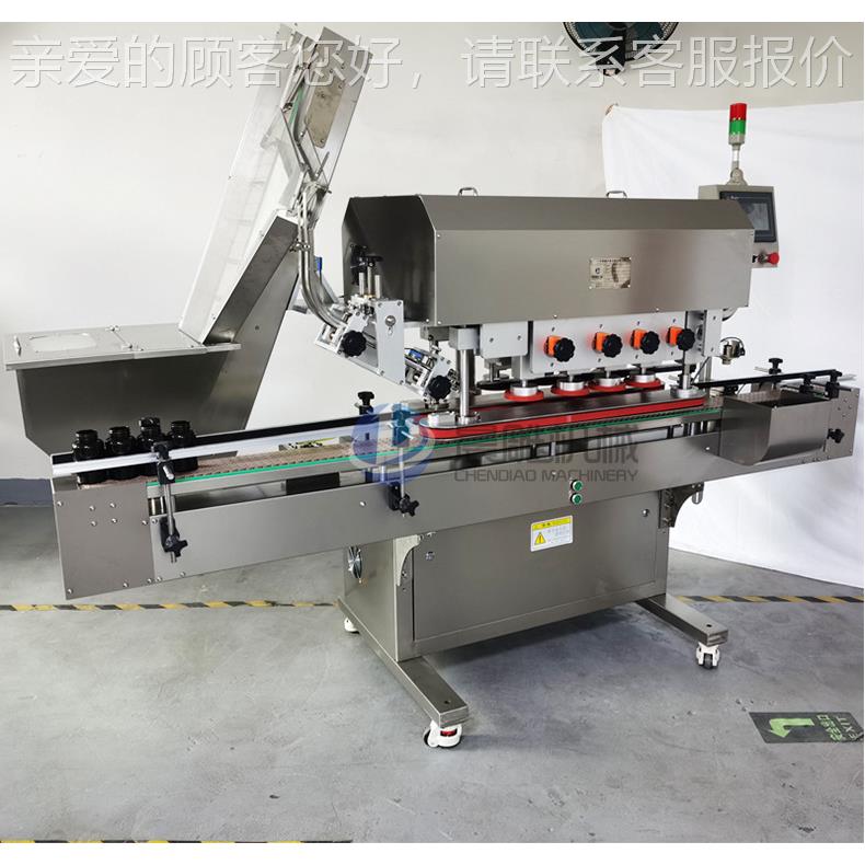 广州晨雕盖XG6-全自动高速旋盖27331机上盖旋机搓自动理盖落盖