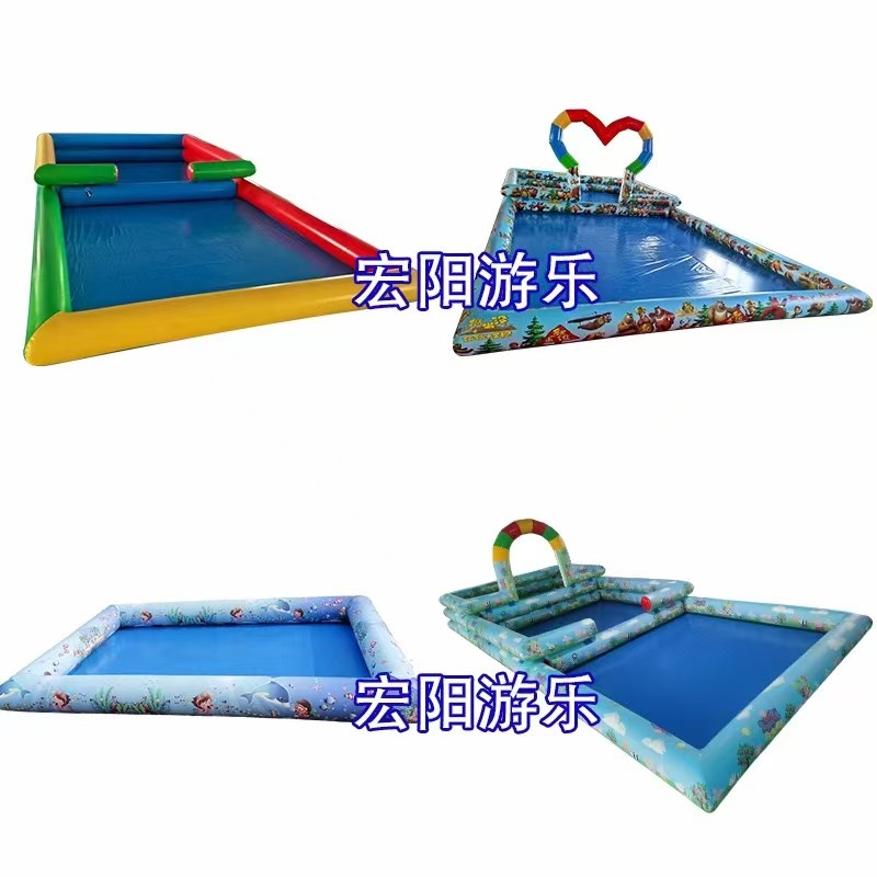 儿童决明子玩具沙池摆摊套装充气沙池广场夜市地摊玩沙大型沙滩池