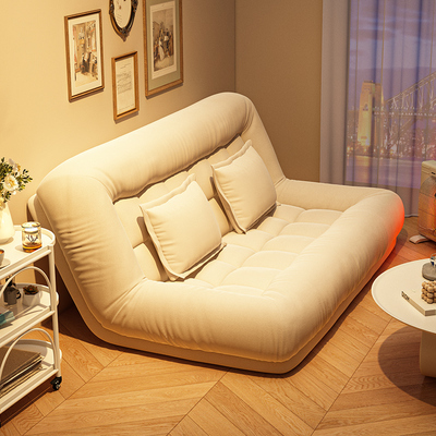 懒人沙发小户型可躺可睡单双人卧室出租房床边折叠小沙发靠背座椅