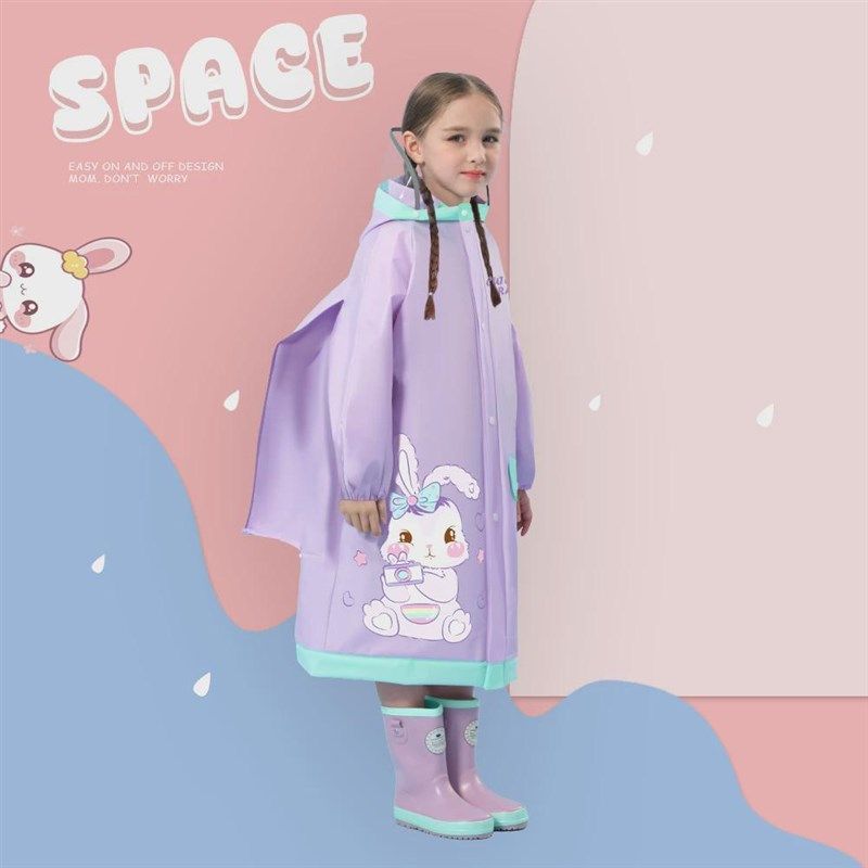 儿童雨衣卡通男童女童小学生小孩宝宝幼小童书包位雨披