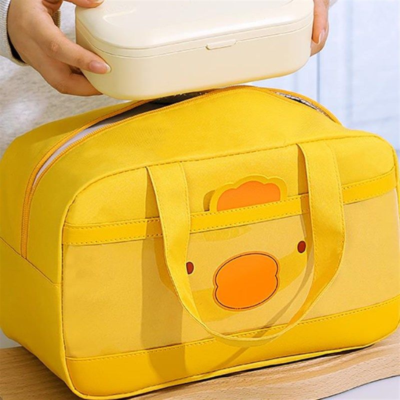 大容量卡通保温包饭盒包手提铝箔加厚饭盒袋带饭包手拎上班族餐包,收纳整理,便当包,淘宝优惠券,粉丝福利购,淘宝优惠卷