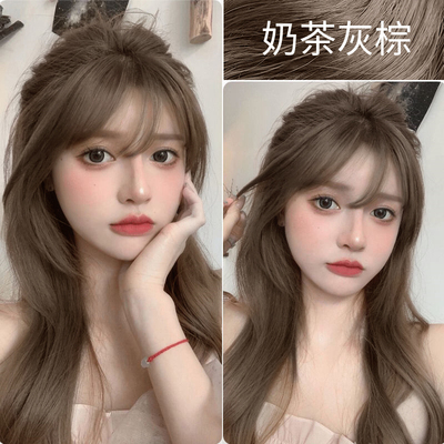 文哥发品奶茶灰棕色染发剂膏免漂薄荷米粽榛果灰棕色显白植物女纯