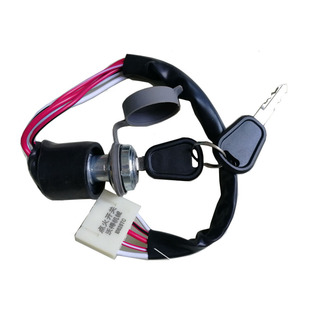 沃得锐龙收割机全车配件点火开关预热启动开关点火钥匙总成原厂