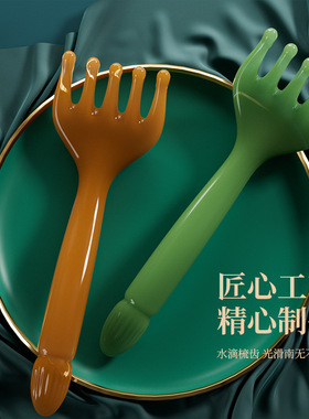 头部按摩爪经络梳五抓刮痧疏通按摩头皮的梳子长臂拨筋棒养生五指