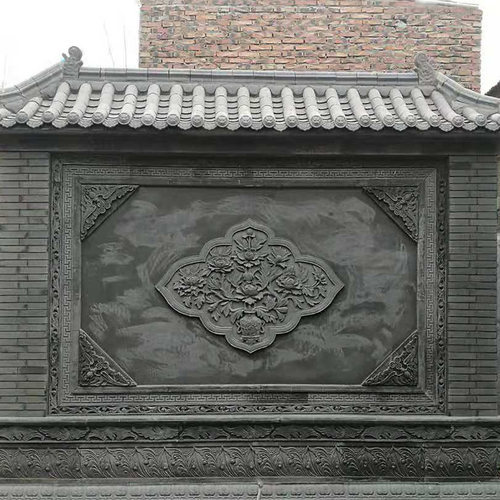 回纹线蝙蝠仿古青砖云纹中式线条祥云砖雕15厘米宽地脚线装饰腰线