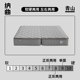 纳曲床垫可折叠左右两用分体床垫家用独立弹簧床垫椰棕乳胶床垫