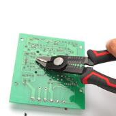 6寸斜口剥线钳子电子钳二合一电工钳多功能光纤磨口钳类工具