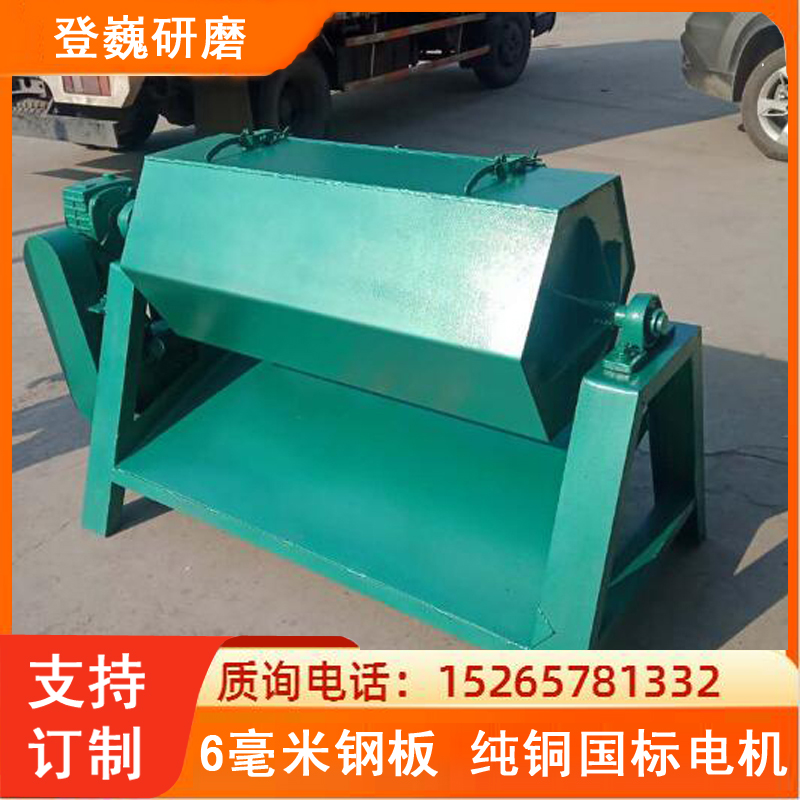 滚筒式抛光机小型六角研磨机滚轮打磨机金属去毛刺倒角专用干磨机