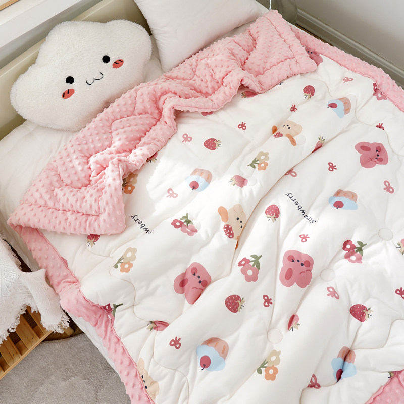 儿童被子婴儿春秋棉被宝宝新生秋冬幼儿园冬季小盖毯豆豆四季通用,婴童用品,被子/被芯,淘宝优惠券,粉丝福利购,淘宝优惠卷