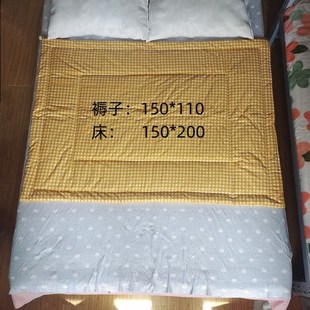 可洗小褥子双人老式被褥纯棉小被子可铺底可盖睡觉半截床褥垫棉花