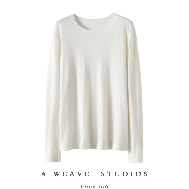 太舒服了吧!精纺100%羊绒衫女圆领纯羊绒毛衣针织打底衫宽松秋冬,女装/女士精品,羊绒衫,淘宝优惠券,粉丝福利购,淘宝优惠卷