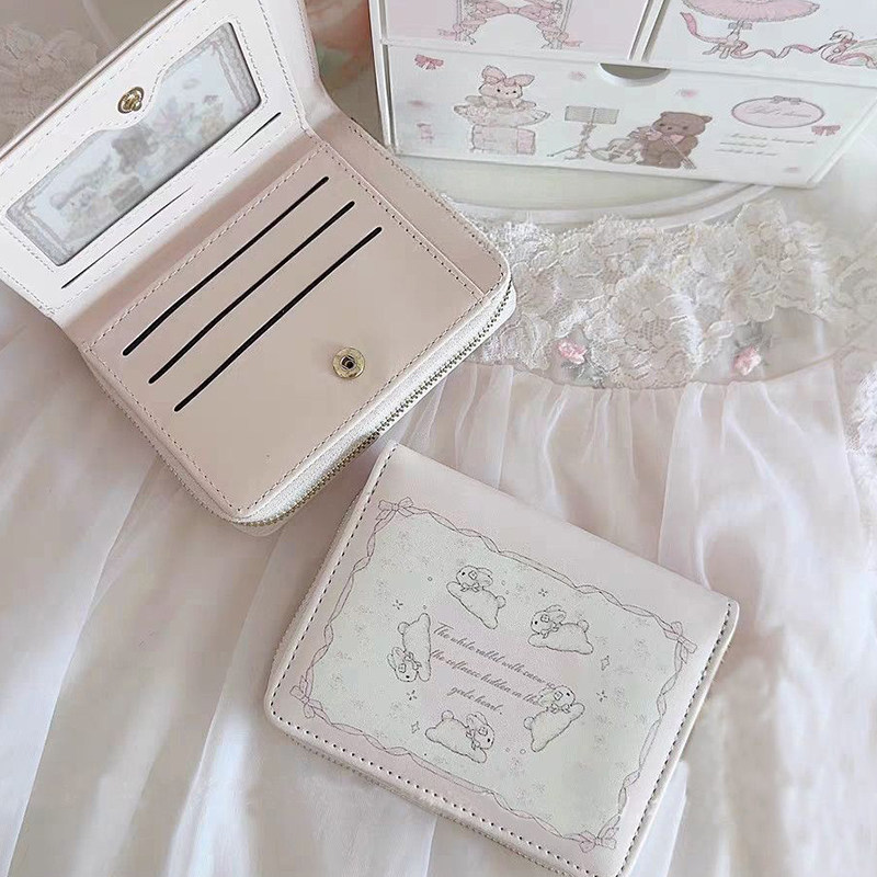 2025新款时尚简约女式钱包卡包多功能便携式钱包卡包大容量收纳包