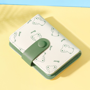 新款可爱小熊卡包女小巧多卡位大容量学生卡夹证件包随身便携卡包