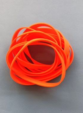 橡皮筋绑带硅胶制品橙色直径43毫米直径72mm直径89mm弹力胶圈新品