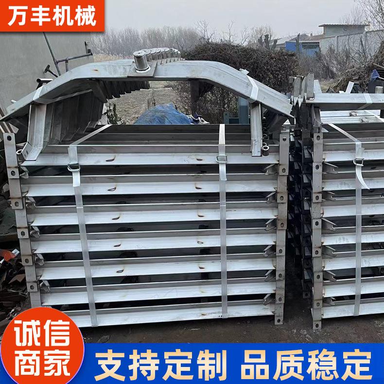 厂家供应04不锈钢托辊组皮带机托辊槽型下平行调心托辊组支架