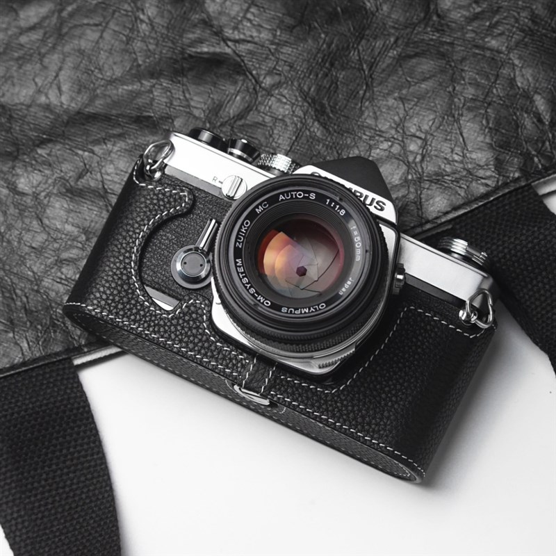 适用于奥林巴斯OM-1/1N2/2n 4/4Ti om3/OM10 20 30皮套相机保护套