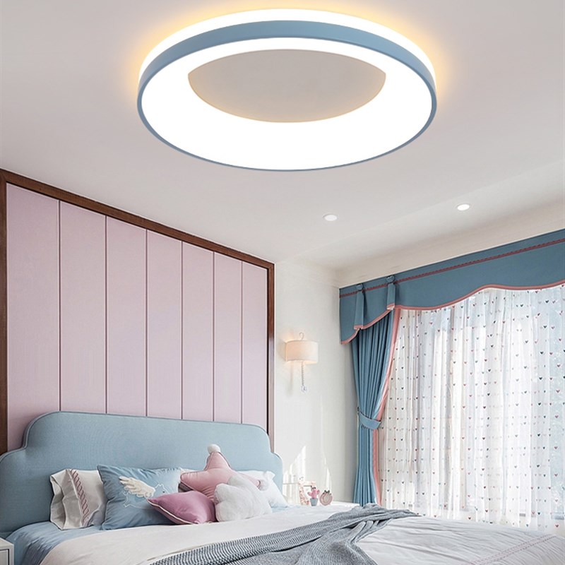 卧室灯主卧2023新款北欧网红彩色创意现代简约大气中山Yled吸顶灯