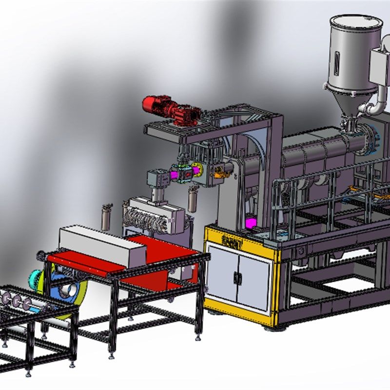 600熔喷布生产线 无纺布熔喷布制造流水线生产3d图纸,商务/设计服务,设计素材/源文件,淘宝优惠券,粉丝福利购,淘宝优惠卷