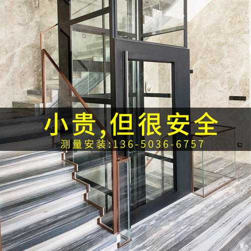 广东厂家无底坑家用电梯无机房别墅复式楼小型家用观光电梯