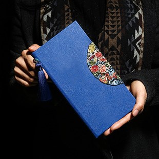 制作新款名沫台卡复古民族风茶单活页菜谱本外壳菜单夹宴会定制