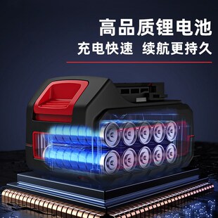 亚特锂电电锯家用小型手持大功率大容量链锯树伐木