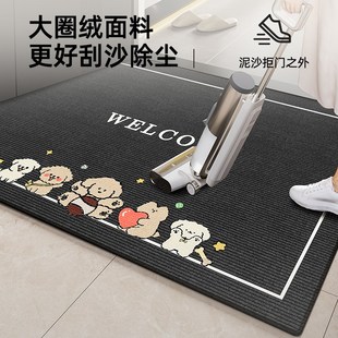 入户门地垫高级感卡通防滑耐脏玄关走廊地毯家用进门脚垫 2025新款