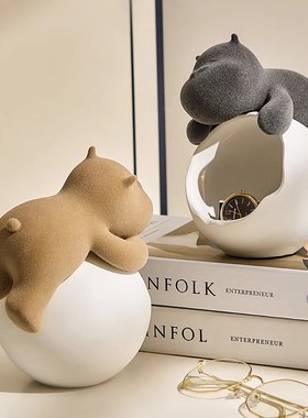 入户门客厅玄关钥匙收纳摆件高档家居鞋柜桌面装饰品乔迁新居礼物