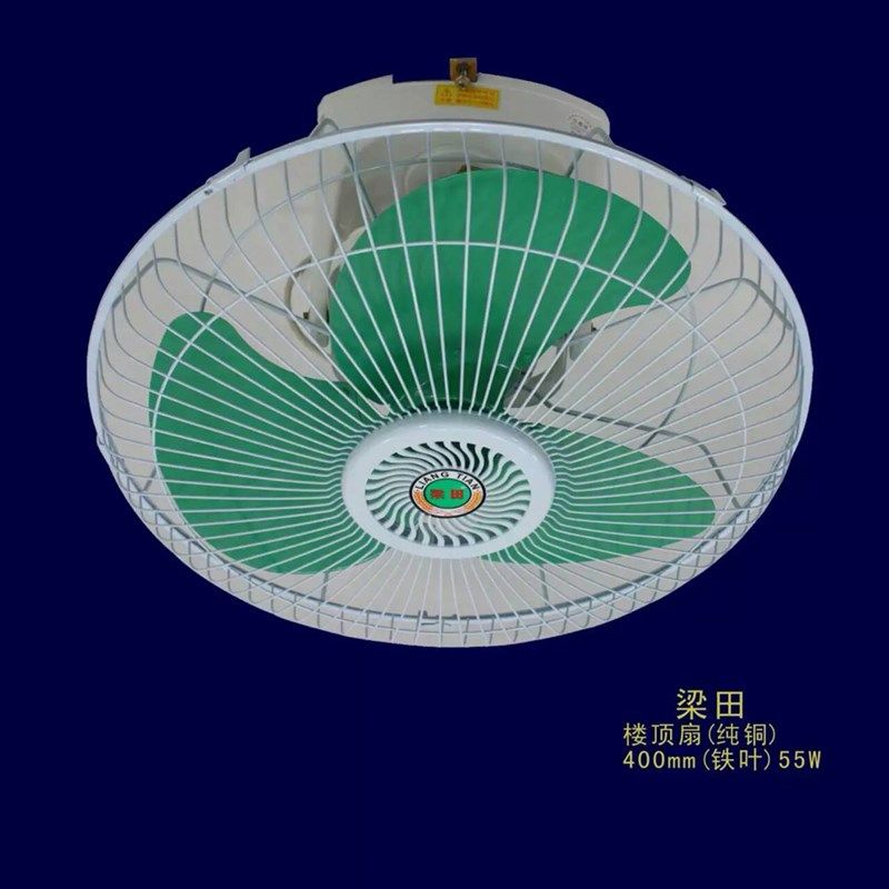 梁田 楼顶扇电风扇吸顶扇16寸吊顶家用学校工业工程扇宿舍摇头