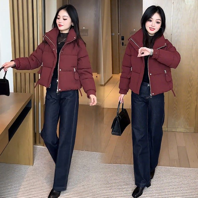 短款羽绒棉服女冬天2025今年流行新款爆款时尚加厚保暖小棉袄外套