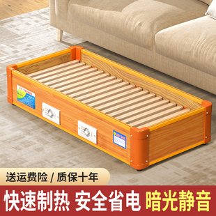 实木取暖器电烤炉家用取暖烤火炉烘脚神器电火桶烤火箱办公室火盆