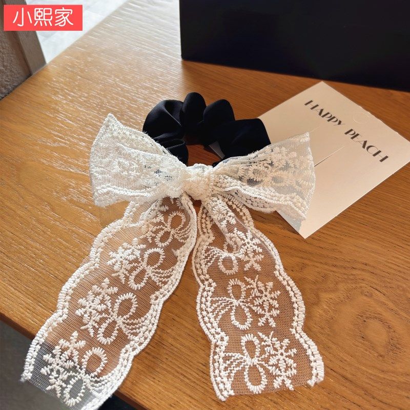 法式公主蕾丝蝴蝶结皮筋清新飘带发圈韩国儿童发饰女孩头绳大肠圈,童装/婴儿装/亲子装,发饰,淘宝优惠券,粉丝福利购,淘宝优惠卷