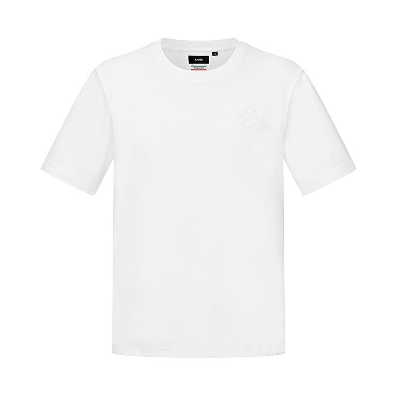 RARE威雅男装 2025夏季新款圆领T恤简约休闲时尚百搭男士白色短袖,男装,T恤,淘宝优惠券,粉丝福利购,淘宝优惠卷