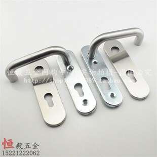 防火门执手锁 办公室门锁连体锁 304不锈钢房门锁 72卧室门锁