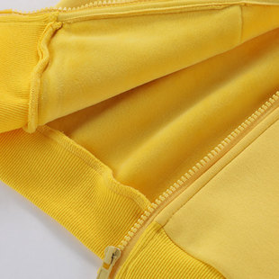 女童连帽薄绒一体绒拉链外套春秋纯棉幼童卡通图初秋卫衣粉色开衫