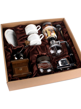 样板房厨房装饰品摆件展厅展示橱柜美式手磨咖啡机吸虹壶套装摆设