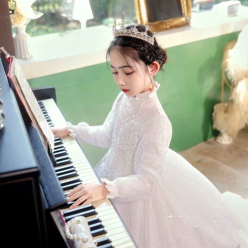 女童秋冬公主裙2024新款儿童连衣裙秋装毛衣裙小女孩冬季加绒裙子,童装/婴儿装/亲子装,连衣裙,淘宝优惠券,粉丝福利购,淘宝优惠卷