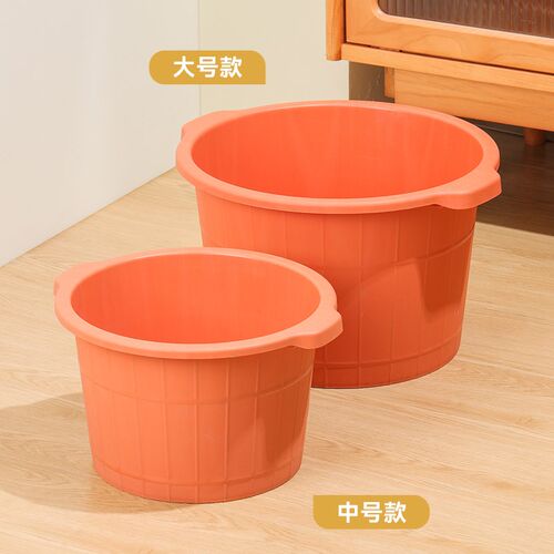 加厚泡脚桶洗脚盆塑料足浴养生按摩家用加高深过小腿保温宿舍专用