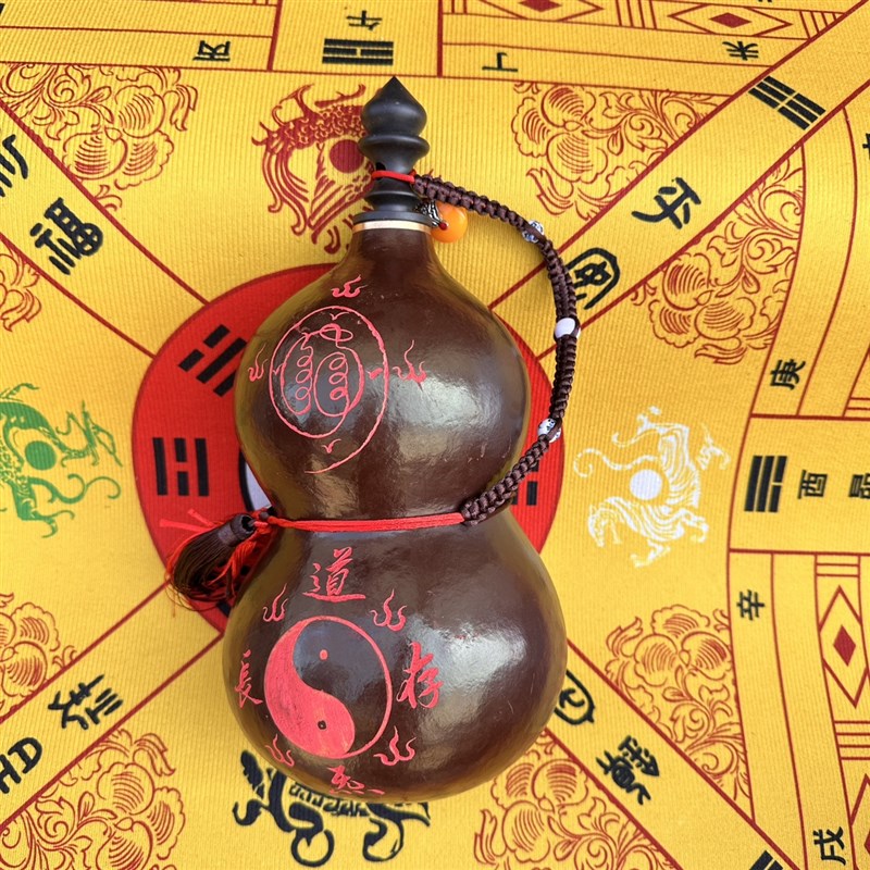 道用品金光讳太极葫芦道文化用品道家葫芦手工葫芦