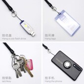 可爱大扣弹簧钥匙链手机防丢绳男腰挂伸缩失手短款 可拆卸钥匙挂绳