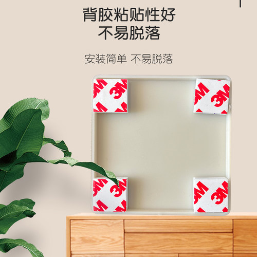 墙洞装饰盖空调堵盖免打孔自粘洞口平板密封预留孔堵电视孔遮丑盖